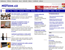 Tablet Screenshot of netzin.cz